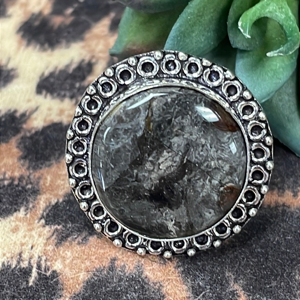 Coffee Bean Jasper Ring